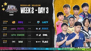 🔴LIVE  MDL PH S4  FILIPINO  Week 2 Day 3 [upl. by Ecnerwal242]