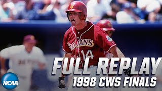 USC vs Arizona State 1998 CWS Finals  FULL REPLAY [upl. by Akirat]