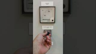 voltmeter and selector switch viralvideos electrician [upl. by Rheingold]