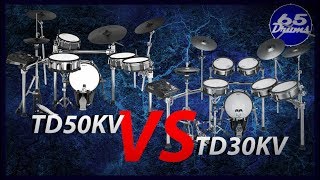 Roland TD50KV vs TD30KV [upl. by Sybley]