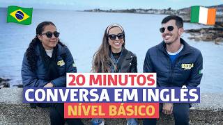 20 minutos de CONVERSAÇÃO BÁSICA em inglês  Diálogos para iniciantes [upl. by Eisus]