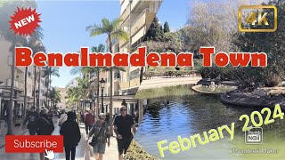 Benalmadena Town February 2024  Travel destination  Malaga  Spain  4K [upl. by Cote]