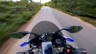 Yamaha R6 Pure Sound With Dual Carriageway Pulls motorcycle yamaha r6 Akrapovic [upl. by Newsom]