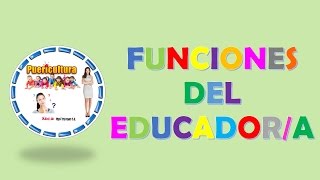 Educacion Infantil recursos  Funciones y competencias de la educadora o maestra infantil [upl. by Ynney]