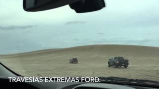 TEST FORD ECOSPORT 4x4 y RANGER en la arena [upl. by Bebe649]