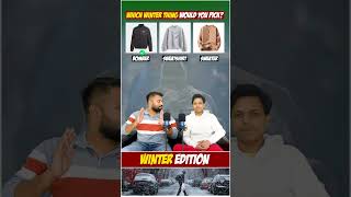 Winter is coming  This vs That  Winter Edition  Things to buy in winters quizgames winters [upl. by Steward542]