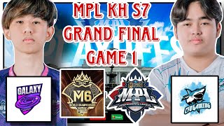 GAME 1 CFU GAMING VS GALAXY LEGENDS  MPL KH S7 GRAND FINAL [upl. by Moffat]