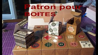 TUTO et PATRON pour boites 55 cm [upl. by Hgielrahc]