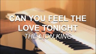 Joel Sandberg  Can You Feel the Love Tonight The Lion King Piano Cover  Sheet Music [upl. by Dickens]