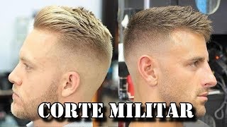 Corte MILITAR 💈✂ Corte de CABELO CURTO Masculino [upl. by Nangem]