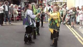 Broadstairs Folk Week 2007 Morris Dancing with sticks [upl. by Akinnej677]