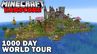 Minecraft Hardcore Survival Island 1000 Day World Tour [upl. by Pelletier]