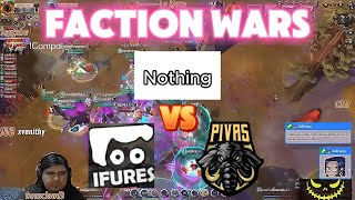 ⚔Faction Wars Caerleon⚔ Nothing vs Pivas vs Ifures [upl. by Acireed462]