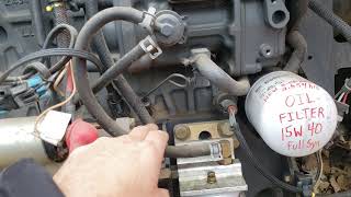 2007 Bobcat T190 Fuel Filter Replacement [upl. by Macnair]