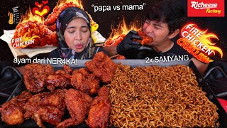 CHALLENGE PEDAS NER4KA ala2 TANBOYKUN LOMBA MAKAN SAMYANG  RICHEESE LEVEL 4 3 2 amp 1 INDO KOREA [upl. by Suillenroc200]