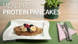 Protein Pancakes  Einfaches Rezept für fluffige Pfannkuchen süß gesund auch ohne Mehl [upl. by Oderfodog]