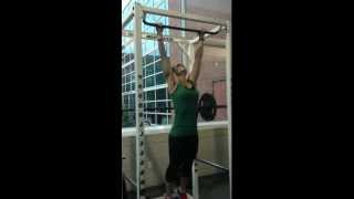 Woman Performing 20 Dead Hang Marine Corps Pull Ups [upl. by Eward756]