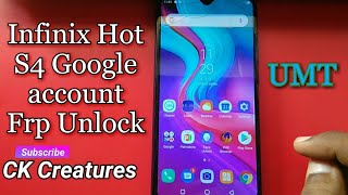 Infinix Hot S4 X626b Google Account Frp Unlock With Umt [upl. by Ahsikan474]