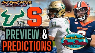 Boca Raton Bowl USF Bulls vs Syracuse Orange Preview amp Predictions [upl. by Freda824]