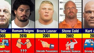 WWE Wrestlers Who Have Been Arrested For Various Crimes  WWE Arrested Superstars  WWE Arrests [upl. by Nivra]