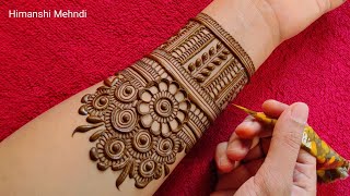 Eid special mehndi designs front hand  mehandi ka design mehandi design  mehndi ke design  mehndi [upl. by Bailar420]