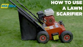 How to use a Lawn Scarifier [upl. by Ecnerrat894]