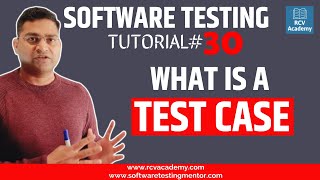 Software Testing Tutorial 30  What is a Test Case [upl. by Ahsikit]