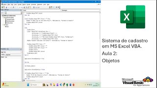 Sistema de Cadastro Com MS Excel VBA  Aula 02 [upl. by Corilla]