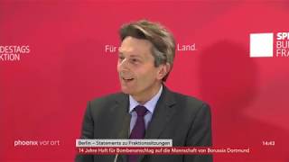 Rolf Mützenich zur Fraktionssitzung der SPD am 271118 [upl. by Lusty]