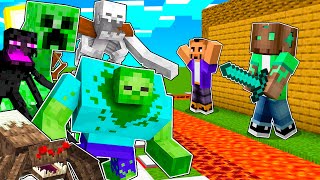 1000 Mutantes vs La Casa Más Segura de Minecraft [upl. by Bautram765]