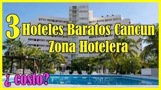 HOTELES BARATOS EN CANCUN 2023  ZONA HOTELERA [upl. by Adlare]