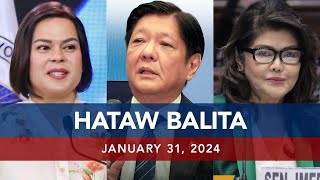 UNTV HATAW BALITA  January 31 2024 [upl. by Thay]