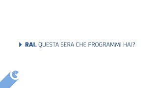 Rai  Questa sera che programmi hai 20152016 [upl. by Jarlathus217]