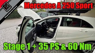 Mercedes A 250 Sport 4Matic  Software Chiptuning [upl. by Akirret474]