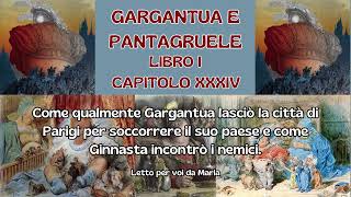 GARGANTUA E PANTAGRUELE Libro 1° Cap 34 [upl. by Noeled]