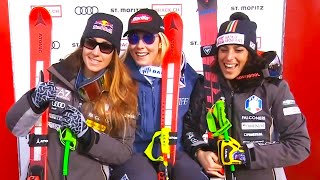 FIS Alpine Ski World Cup  Womens Downhill  St Moritz SUI  2023 [upl. by Seaman]