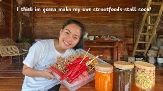 Filipino Streetfoods for Today Isaw Siomai Kwekx Dynamite BBQ and Three Different sauces Bohol [upl. by Everard885]