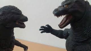 Just a random shot from my cancelled Godzilla Minus One vs Heisei Godzilla stop motion [upl. by Annasoh728]