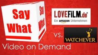 LOVEFILM vs WATCHEVER  Video on Demand im Vergleich [upl. by Beret]