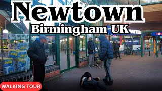 Newtown Birmingham UK Hood Walking Tour 2024 [upl. by Ecidnarb]