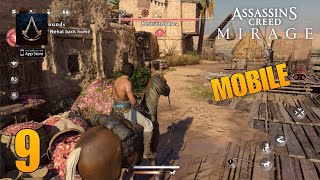 Assassins Creed Mirage iOS Gameplay Walkthrough Part 9 [upl. by Nwahsaj689]