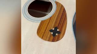 Video of me making of a rosewood guitar pickguard [upl. by Sirej888]