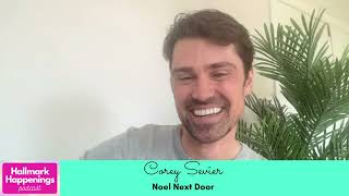 Actor COREY SEVIER Discusses Noel Next Door Hallmark Channel [upl. by Mashe]