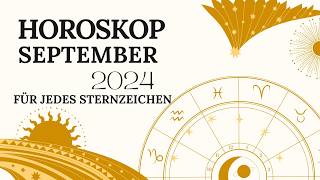 Horoskop für September 2024 für jedes Tierkreiszeichen [upl. by Llerraj]