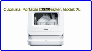 REVIEW 2024 Gudsunal Portable Dishwasher Model 7L ESSENTIAL details [upl. by Eilac]