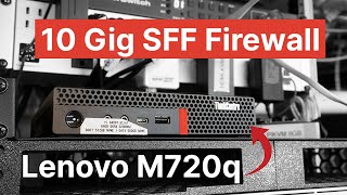 A pretty great Homelab firewall in a tiny package  The Lenovo M720q with SFP for OPNsense [upl. by Llireva599]