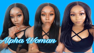 Thick amp Textured Wig  Under 30  Sensationnel Alpha Woman Lace Front Wig SamsBeautycom [upl. by Rehpetsirhc]