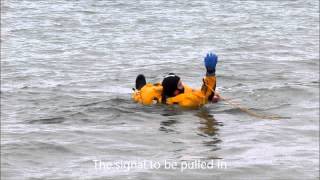 Cold water rescue drill Provincetown MA 31013 [upl. by Lovash85]