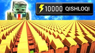 😱 Men 10000 qishloqidan armiya tuzdim  UZB MINECRAFT TR [upl. by Atirrehs279]