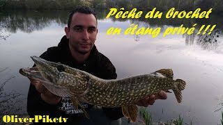 Pêche du brochet en étang privé [upl. by Amlus706]